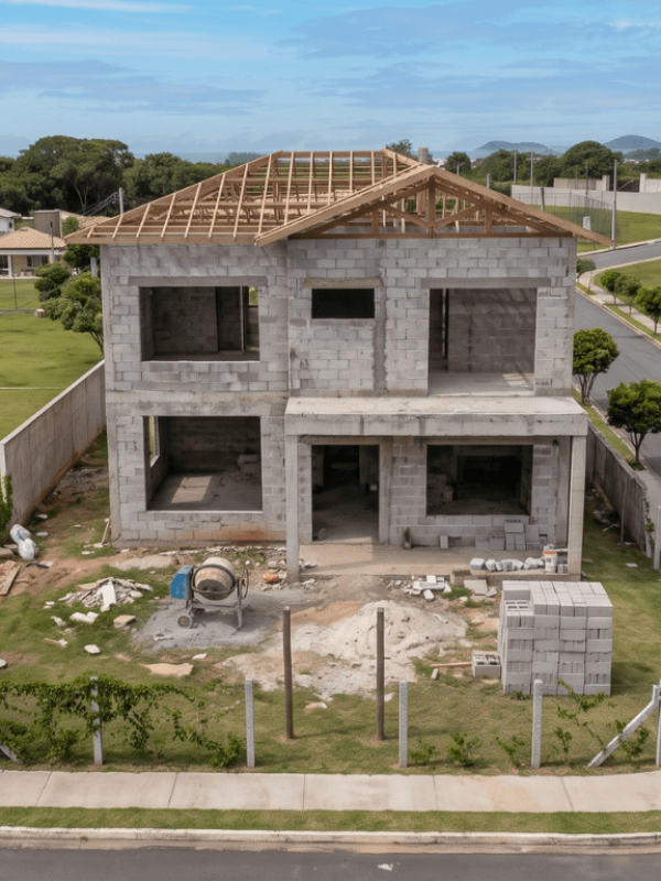 terreno residencial visão de frente